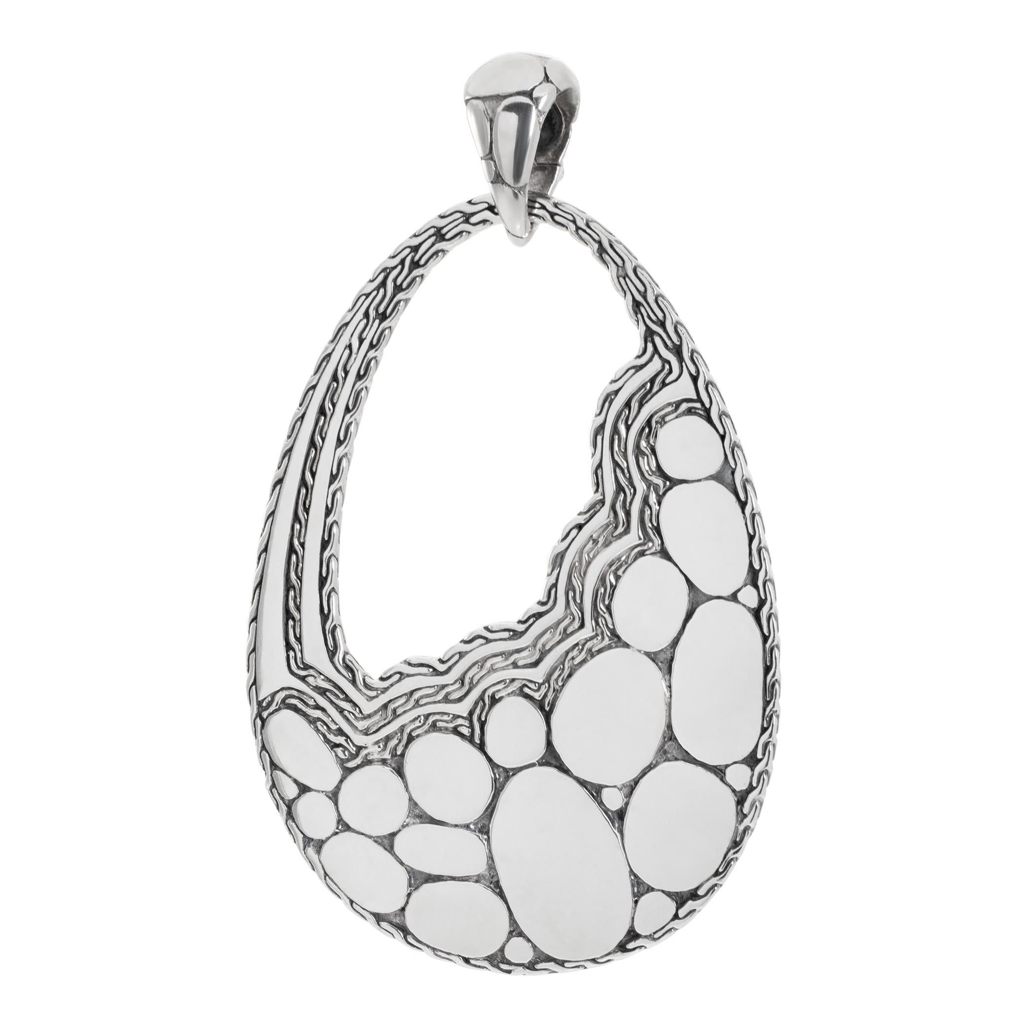 John Hardy Kali Collection Sterling Silver Pendant For Sale