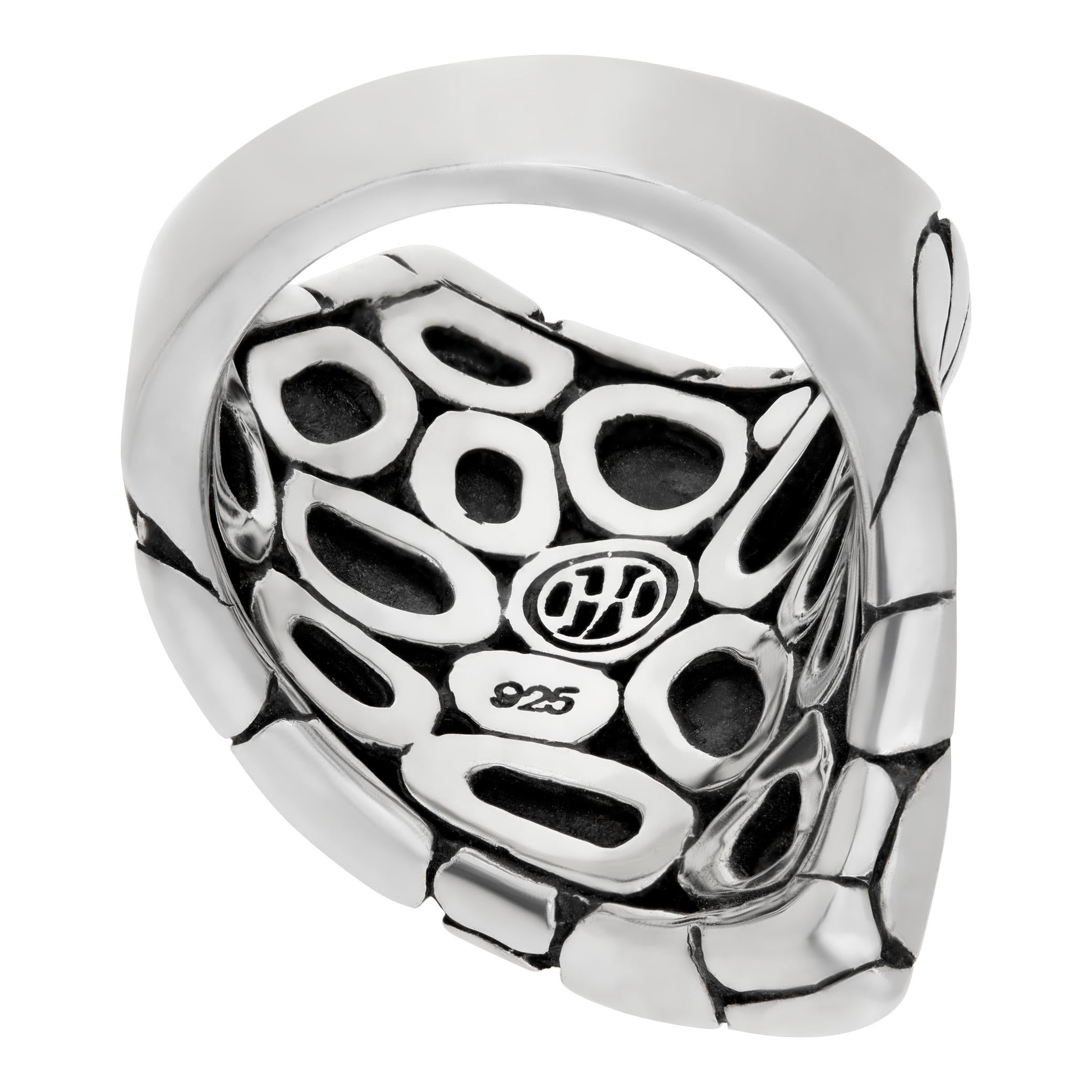 John Hardy Kali Collection Sterling Silver Ring In Excellent Condition In Surfside, FL