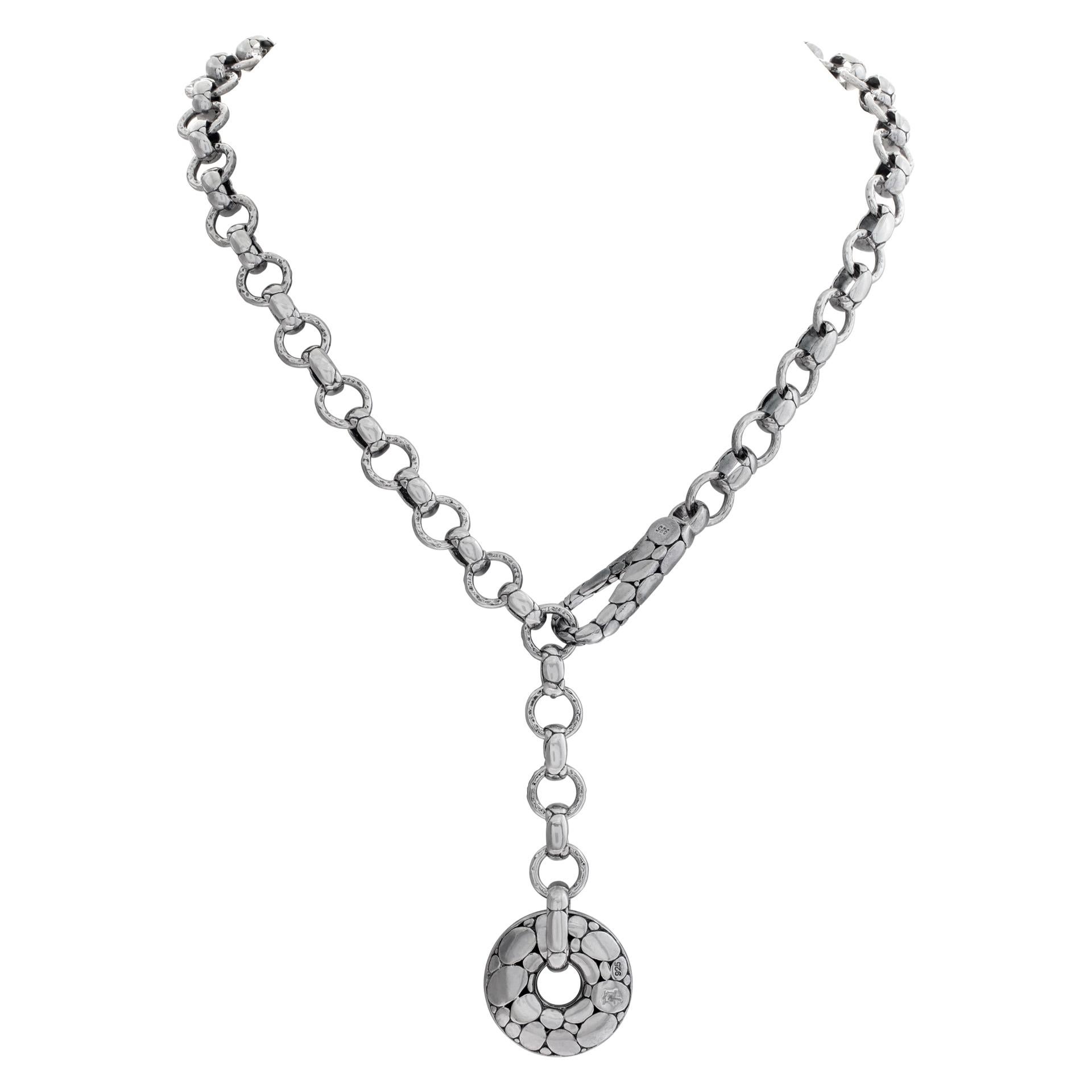John Hardy Kali necklace in sterling silver. Length 18 inches. Comes with JH pouch.