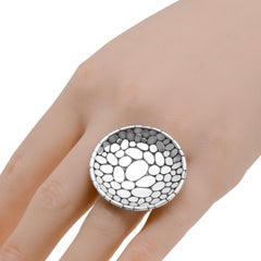 John Hardy Kali Sterling Silver Statement Ring Sz 6 (51)
