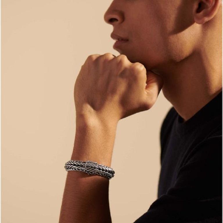 Pulsera de plata con cadena clásica John Hardy Kami BU90644XUL en venta 2
