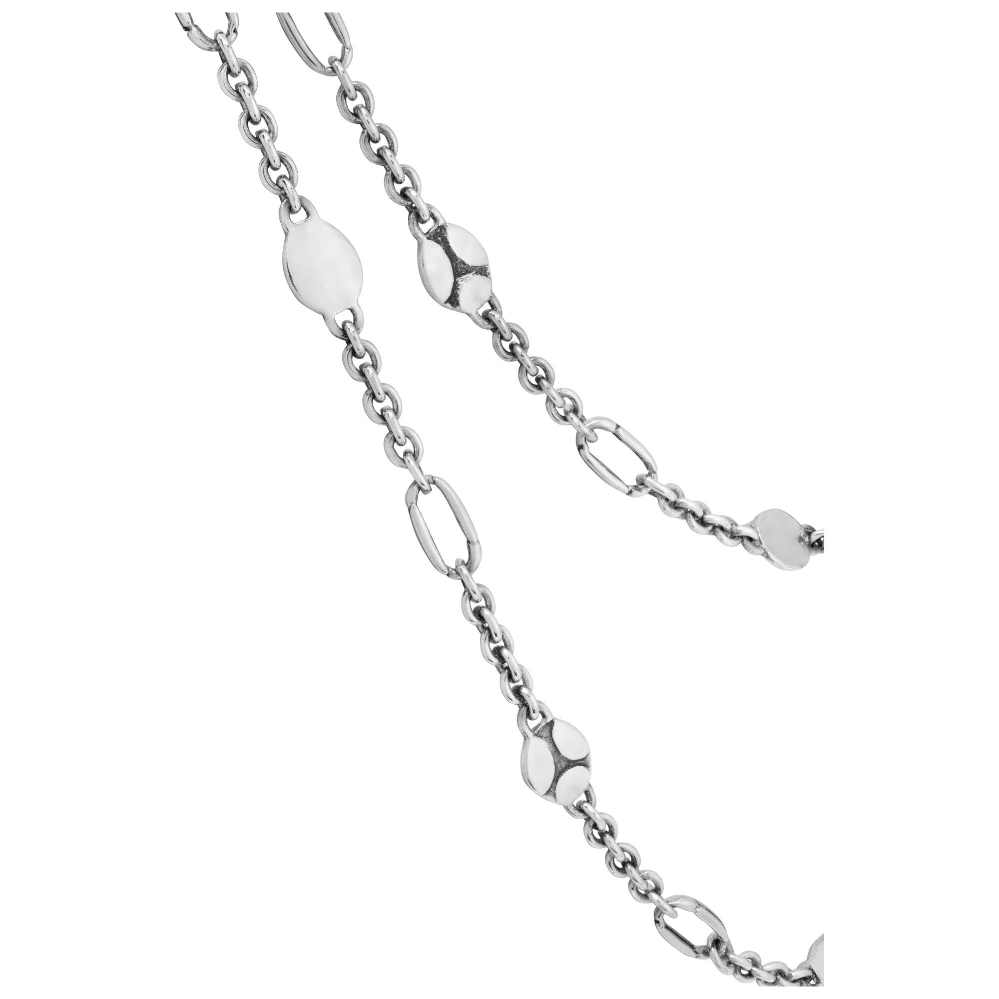 John Hardy Koli Collection Sterling Silver Chain In Excellent Condition For Sale In Surfside, FL