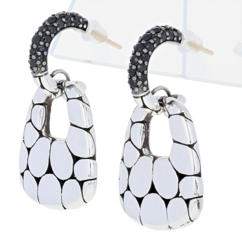 Originally retailing for $650, these stunning designer earrings are being offered here for a much more wallet-friendly price.

Brand: John Hardy 
Collection: Kali

Metal Content: Guaranteed Sterling Silver (earrings & backs) & 18k Gold (posts) as