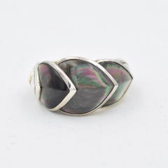 John Hardy Legends Naga Mother of Pearl Dragon Scale Ring, RBS66475GMOPX7
