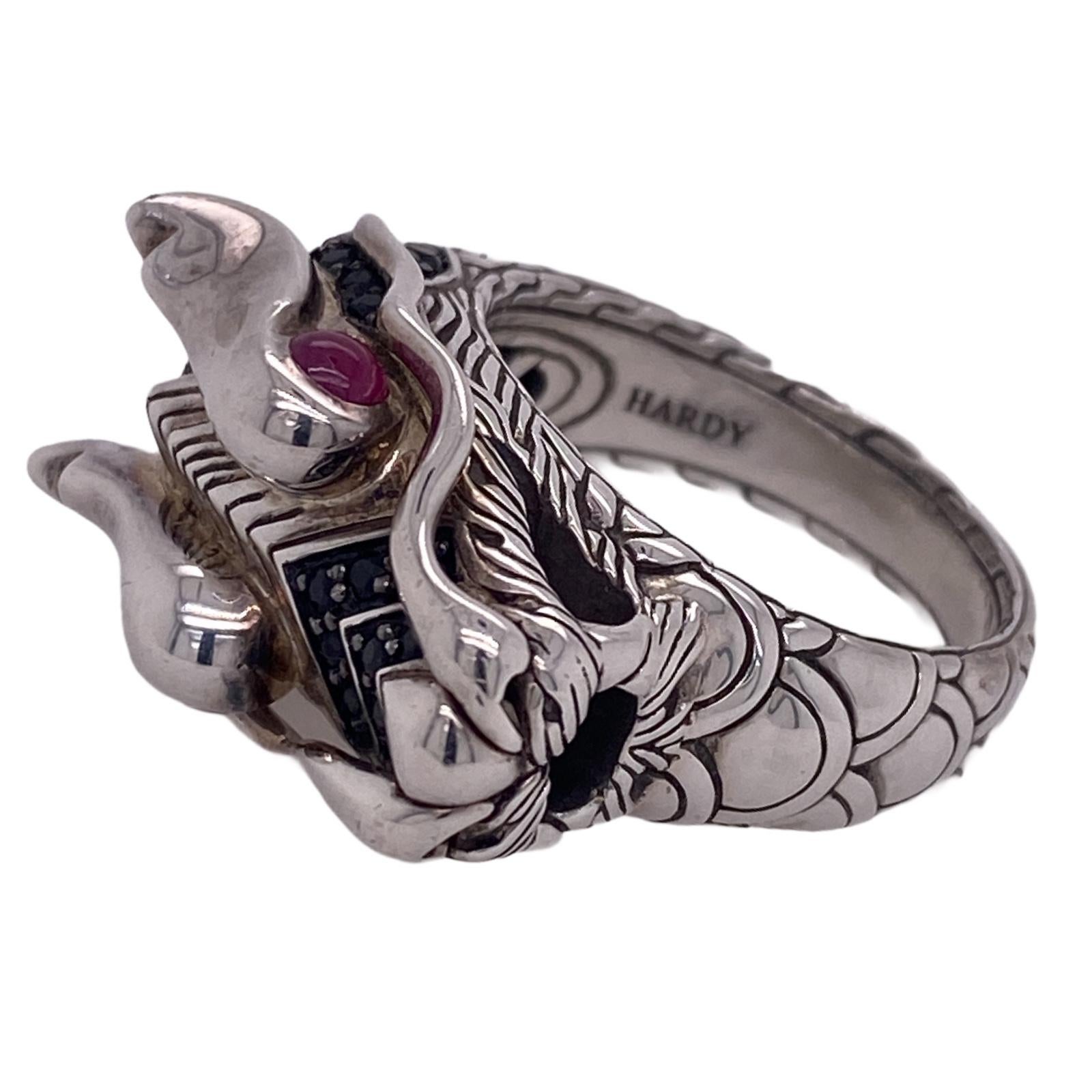 john hardy naga dragon ring mens