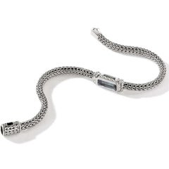 John Hardy London Blue Topaz Chain Sterling Silver Bracelet BUS9009691LTXUM