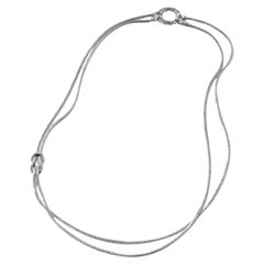 John Hardy Manah Love Knot Silber-Halskette NB900908X18-24