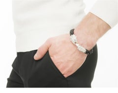 John Hardy Men's Legends Eagle Silver Eagle Head Bracelet BMS997311BLBCLXM