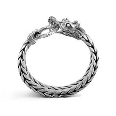 John Hardy Bracelet Legends Naga à tête de dragon en argent BM65210XM