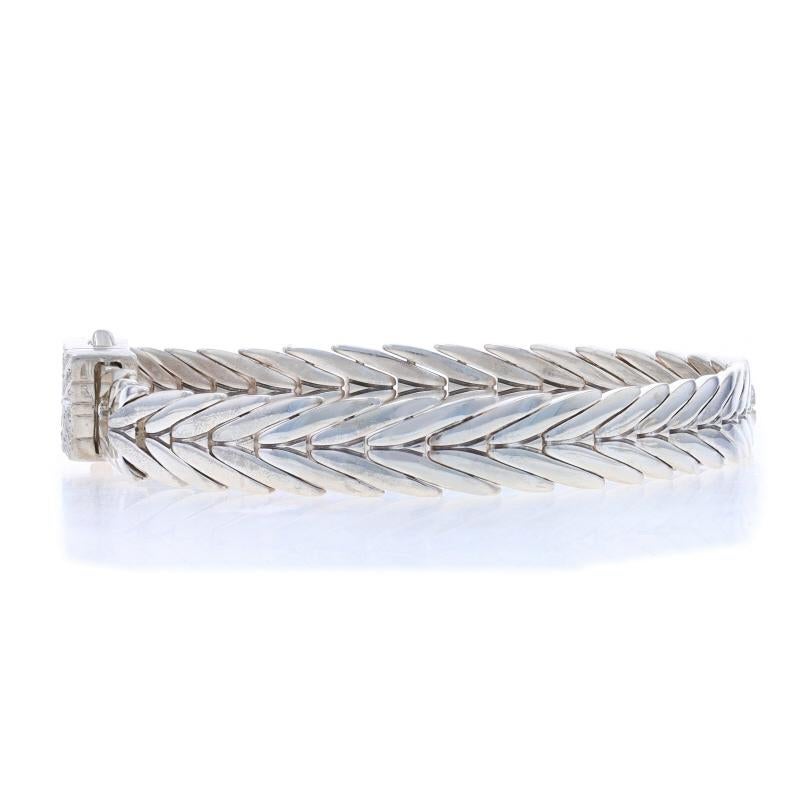 Taille ronde John Hardy Modern Chain Diamond Bracelet 7 1/4