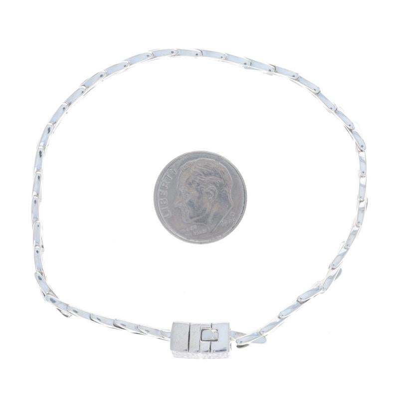 John Hardy Modern Chain Diamond Bracelet 7 1/4