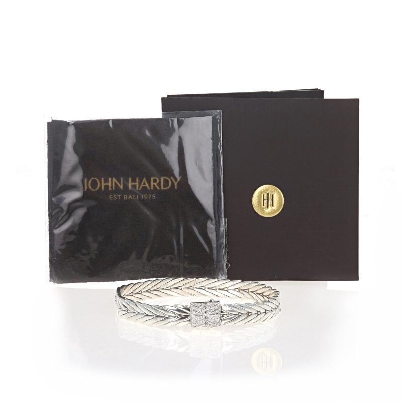 John Hardy Modern Chain Diamond Bracelet 7 1/4