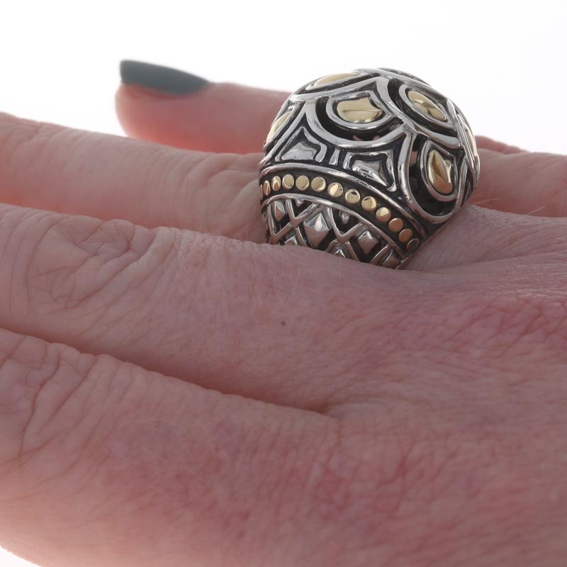 Anillo John Hardy Naga de oro amarillo 925 de 18 quilates con forma de cúpula 7 1/4 en venta 1