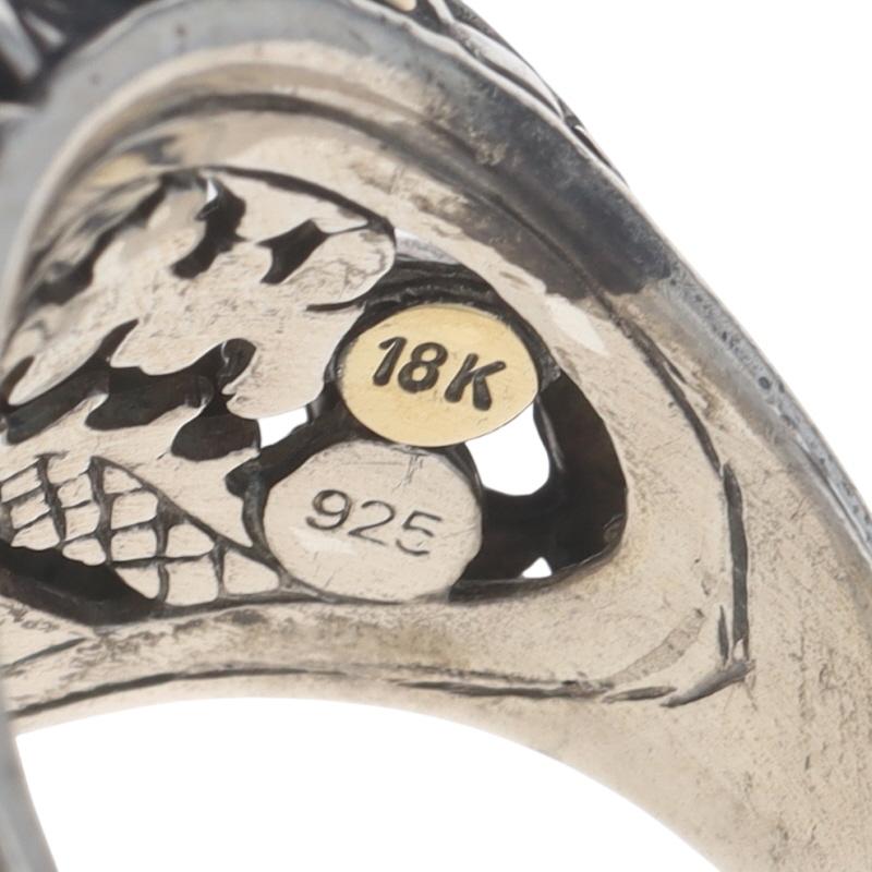 Anillo John Hardy Naga de oro amarillo 925 de 18 quilates con forma de cúpula 7 1/4 en venta 3