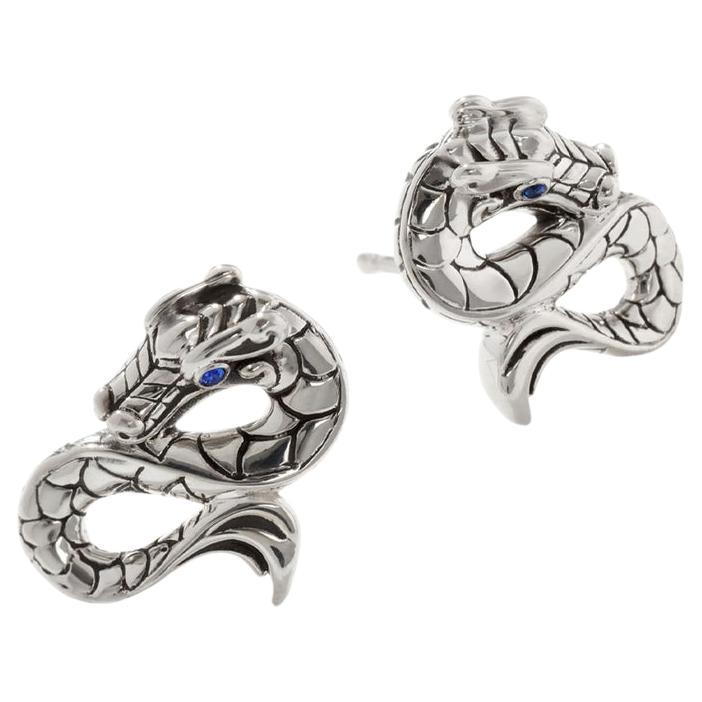 John Hardy Naga Stud Earrings EBS60256BSP