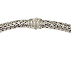 John Hardy Necklace Set With Diamonds Set in 925 Silver and 18ct Gold