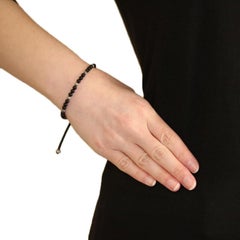 John Hardy Onyx Classic Chain Pull through Bracelet, Sterling Men's Adjustable