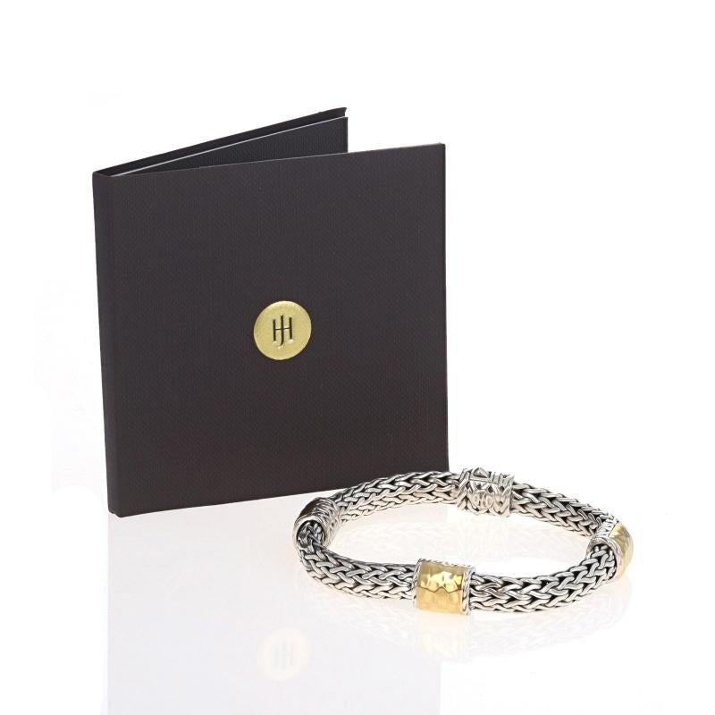 John Hardy Palu 4 Station Bracelet 7 1/2