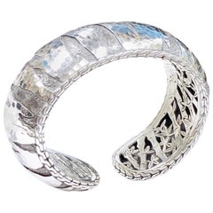 John Hardy Palu Macan Large Silver Cuff Bracelet