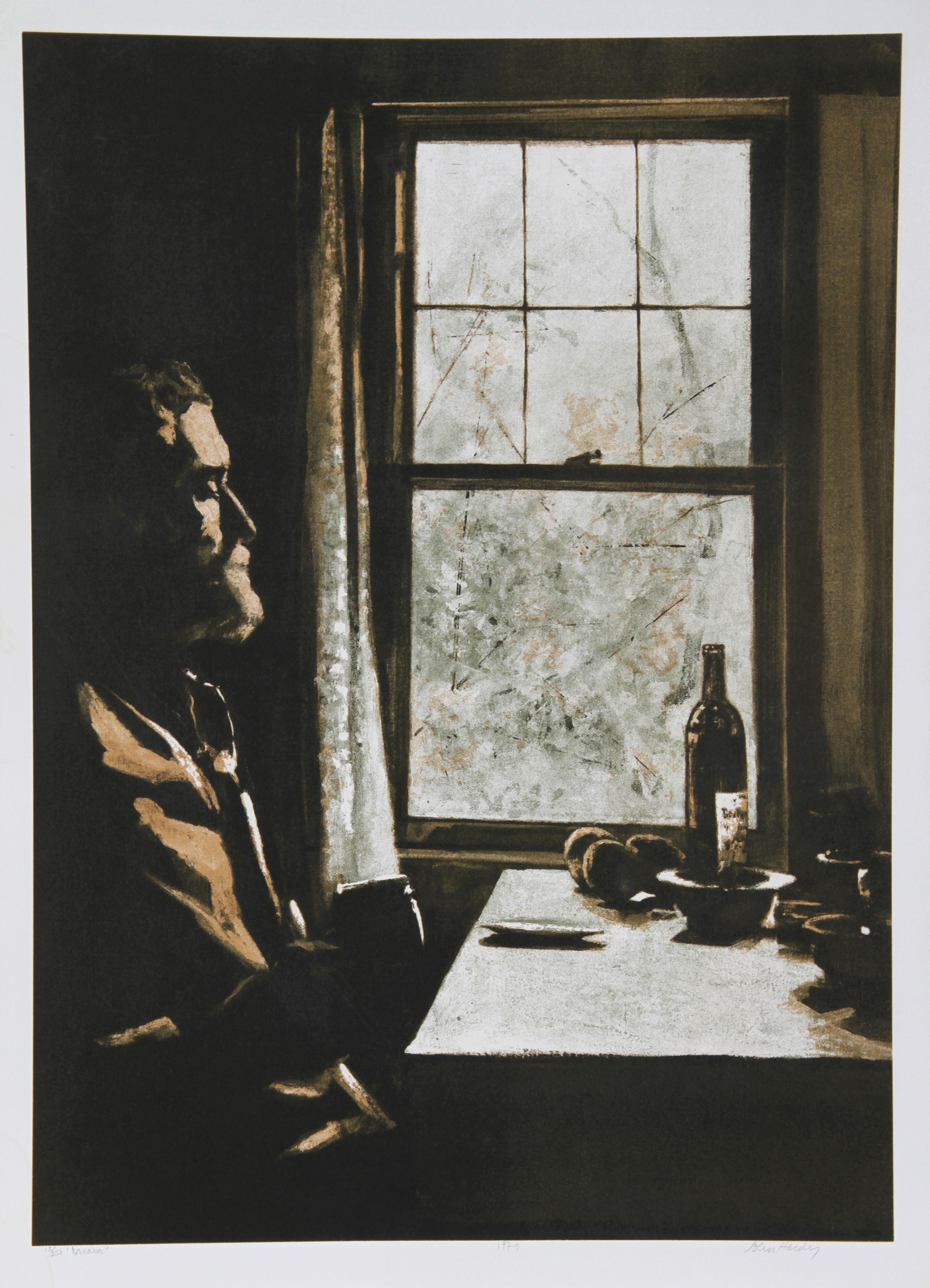John Hardy (Artist) Portrait Print - Dream, Lithograph by John Hardy