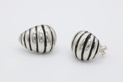 John Hardy Ribbed Earrings