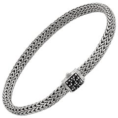 John Hardy sapphire sterling silver bracelet