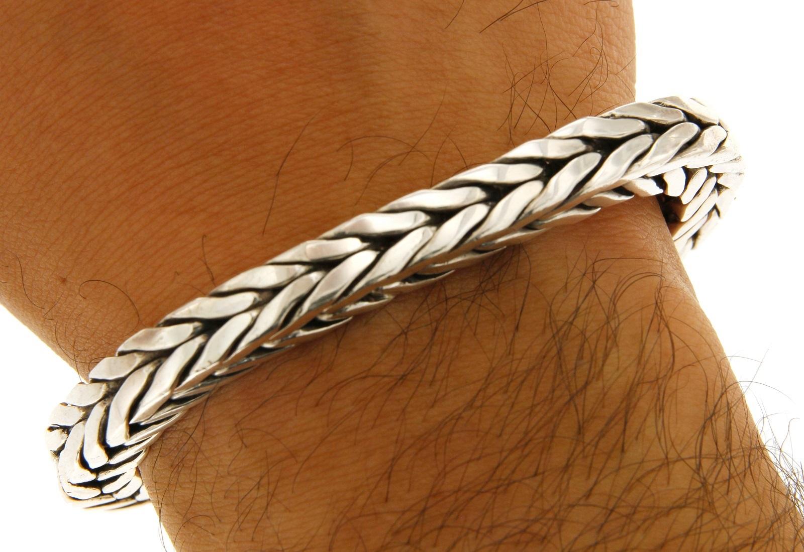 Men's John Hardy Silver 925 Woven Chain Bracelet