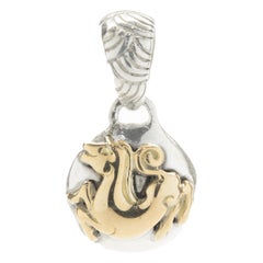 John Hardy Sterling Silver & 18 Karat Yellow Gold Horse Pendant