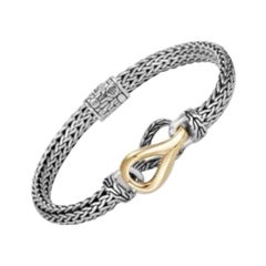 John Hardy Sterling Silver & 18k Yellow Gold Asli Chain Link Bracelet