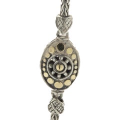 John Hardy Sterling Silver & 18k Yellow Gold Dot Collection Station Necklace