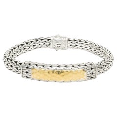 John Hardy Sterling Silver & 22 Karat Yellow Gold Palu Collection Bracelet