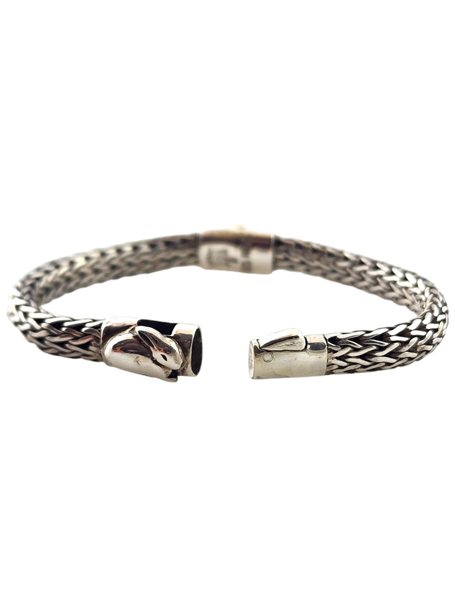 Women's John Hardy Sterling Silver and 18K Yellow Gold Baby Bunny Bracelet #18320