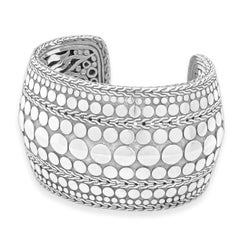 Pulsera tipo brazalete «Ayu Dot» de John Hardy, en plata de ley, 5,0"