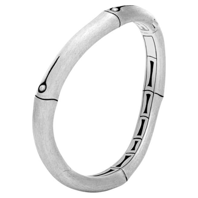 John Hardy Sterling Silver Bamboo Bangle - LIQUIDATION SALE For Sale