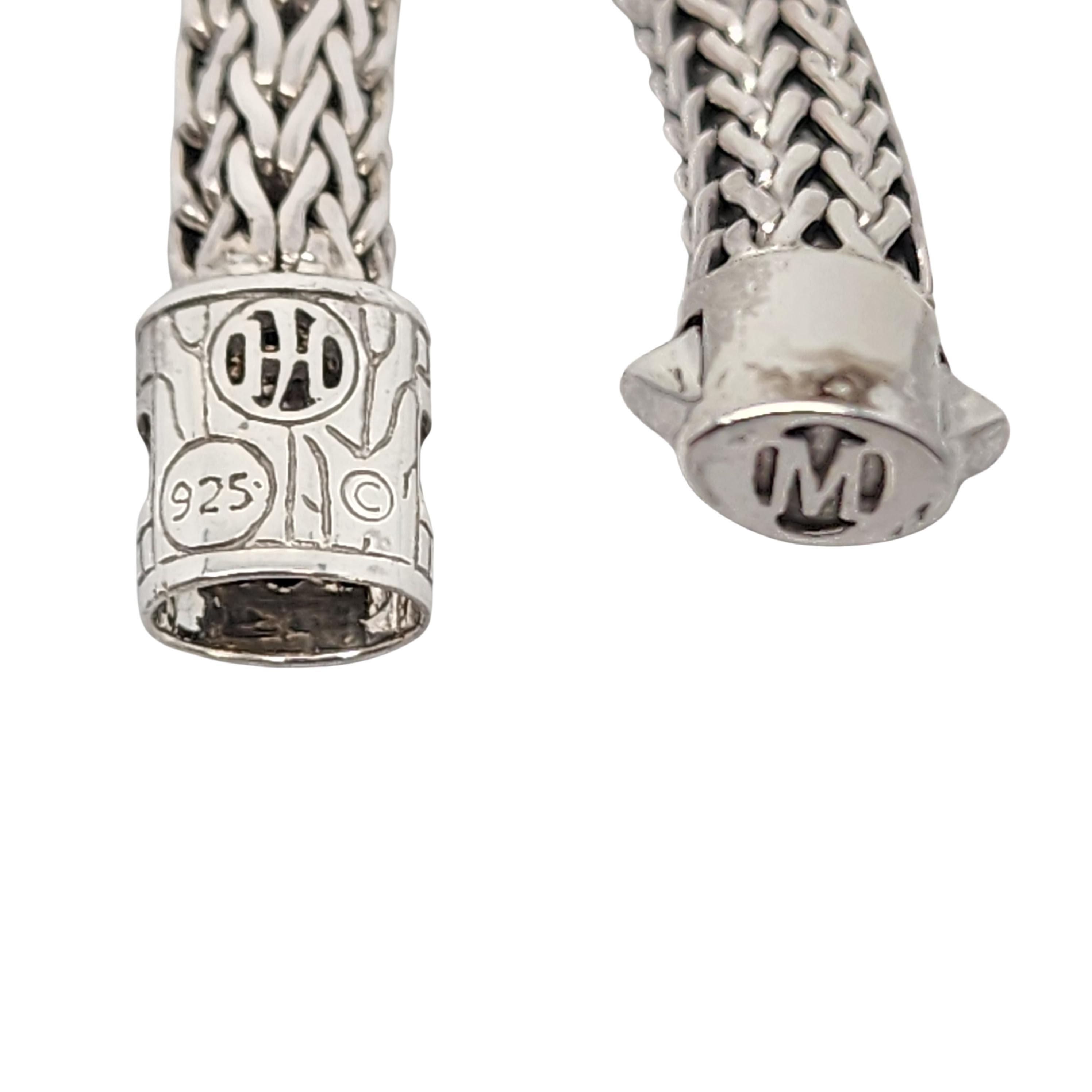 John Hardy Sterling Silver Black Sapphire Classic Chain Icon Bracelet #16269 3