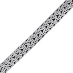 John Hardy Sterling Silver Black Sapphire Woven Bracelet In Stock