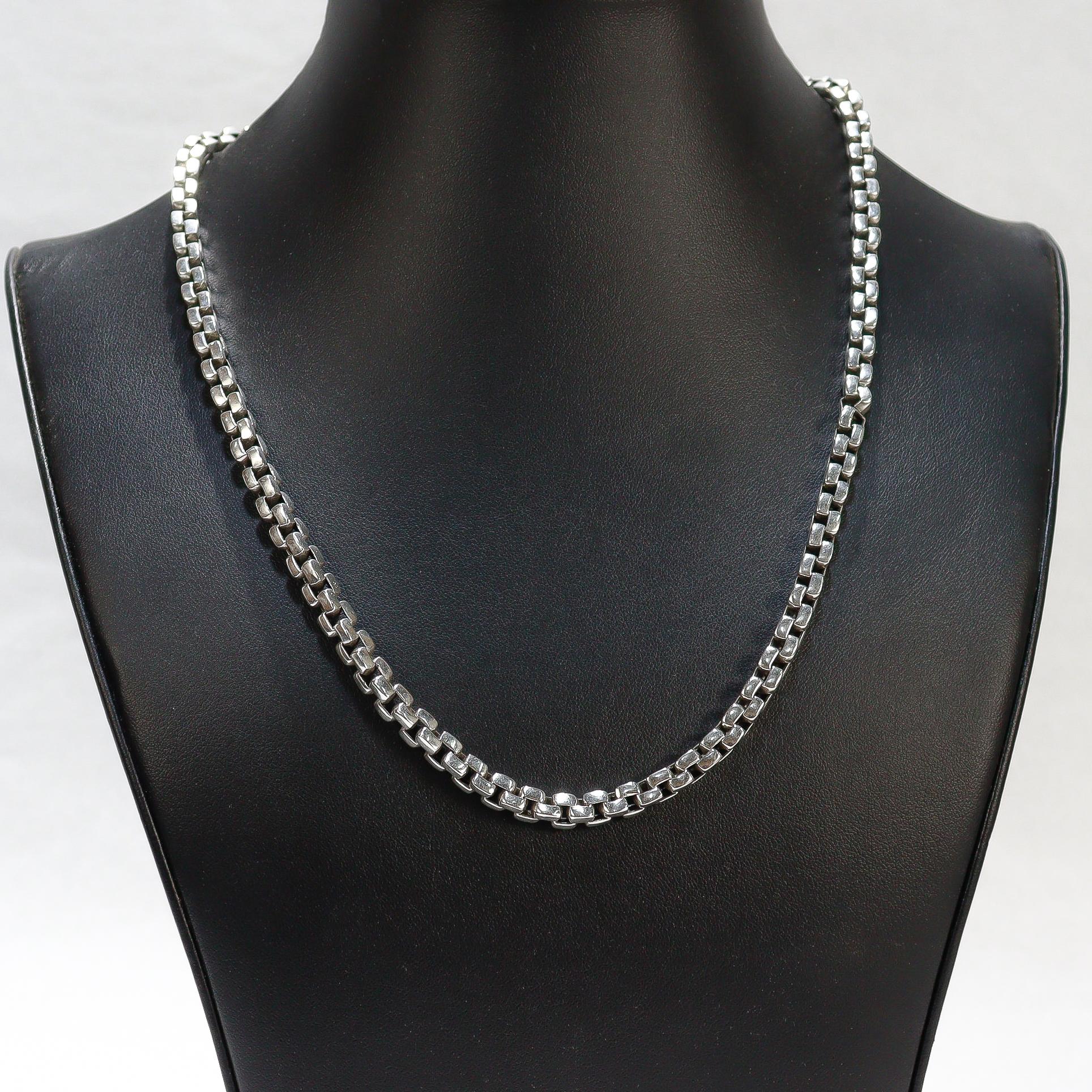 Collar de cadena en caja de plata de ley John Hardy, 6MM en venta 1