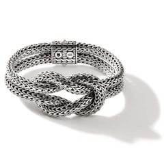 John Hardy Sterling Silver Classic Chain Love Knot Bracelet BU901034XUM