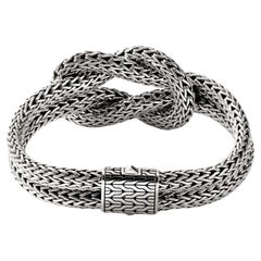 John Hardy Sterling Silver Classic Chain Love Knot Bracelet BU901034XUM