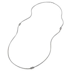 John Hardy Sterling Silver Classic Chain Love Knot Station Necklace NB901059X36