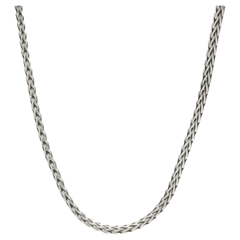 John Hardy Sterling Silver Classic Chain Necklace For Sale at 1stDibs