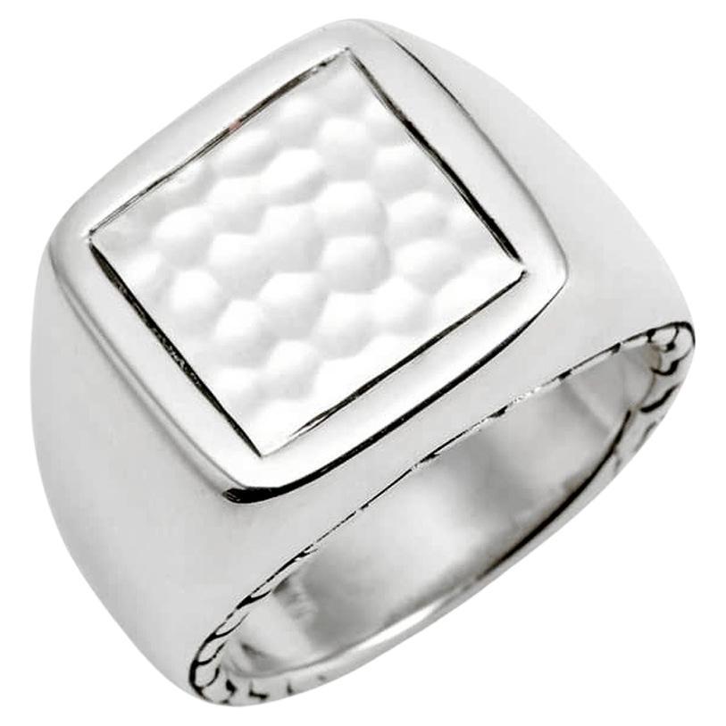 John Hardy Sterling Silver Classic Chain Ring - SPECIAL SALE For Sale