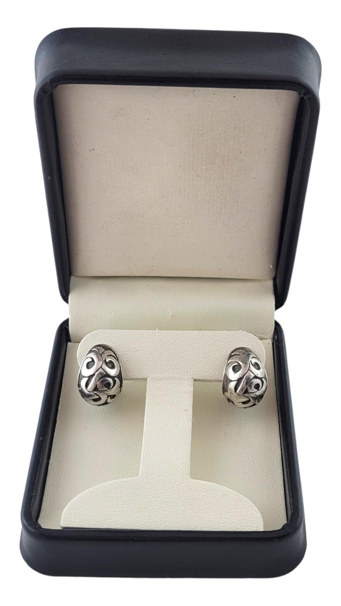 John Hardy Sterling Silver Cuff Earrings #17397 4