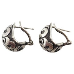 John Hardy Sterling Silver Cuff Earrings #17397