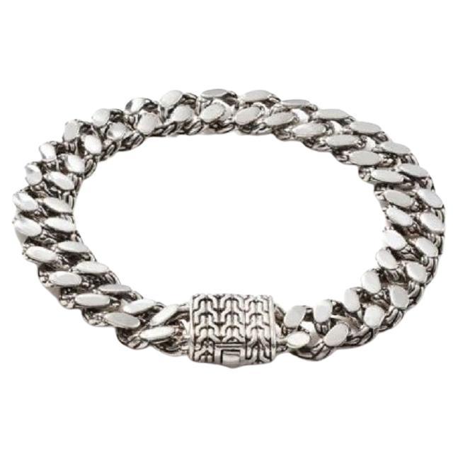 John Hardy Sterling Silver Curb Link Bracelet BM99753XUL For Sale