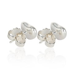 Pendientes de plata de ley con forma de corazón y diamantes de John Hardy