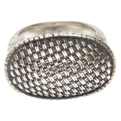 Retro John Hardy Sterling Silver Dome Ring