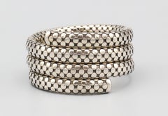John Hardy Sterling Silver Dot Coil Bracelet