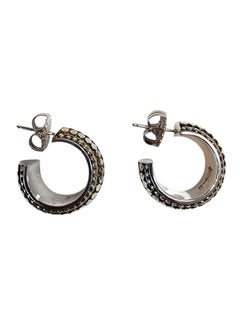 John Hardy Sterling Silver Dot Hoop Earrings #25314