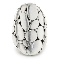 John Hardy Sterling Silver Dot Saddle Ring